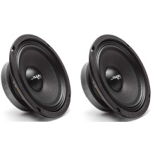 Skar Audio (2) FSX65-4 300-Watt 6.5-Inch 4 Ohm MID-Range Speakers - 2 Stuks Zwart
