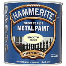 Hammerite 5122064 Direct to Rust Metal Paint - Smooth Cream Finish 750ML