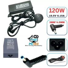 GENUINE HP LAPTOP CHARGER 19.5V - 6.15A, 120W BLUE TIP WITH POWER LEAD - Refurbished