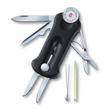 Couteau de poche - VICTORINOX - GolfTool - Noir - 10 fonctions