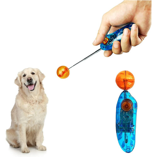 Dog Training Clickers, Pet Training Clicker With Retractable Target Stick, Training Click Stick For Pet Bird Training