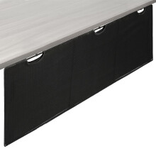 VIVO 60 inch Under Desk Privacy and Cable Management Organizer Sleeve, Wire Hider Kit Panel System, Black, DESK-SKIRT-60