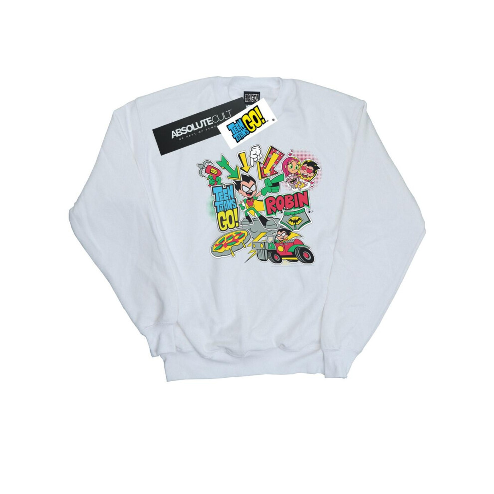 Teen Titans Go Robin Montage Sweatshirt