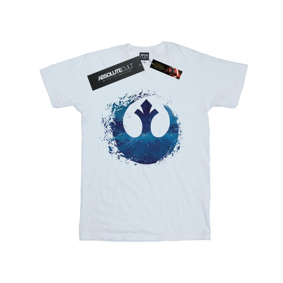 Star Wars The Rise Of Skywalker Resistance Symbol Wave T-Shirt