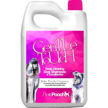 Pretty Pooch Gentle Touch Dog Shampoo & Conditioner (Baby Powder Fragrance) - A Non-itchy, Professional Deep