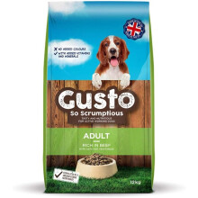 Gusto Complete Adult Working Dog Beef and Veg, 12 kg