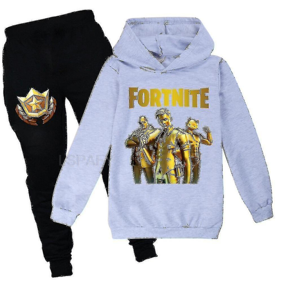 (Style 3, Size 130) Fortnite Boys Clothing Sets Child Tracksuit Boys Clothing Kids Hoodie sweatpants Jogging Suit Fashion Fortnite Baby Clothes High Quality