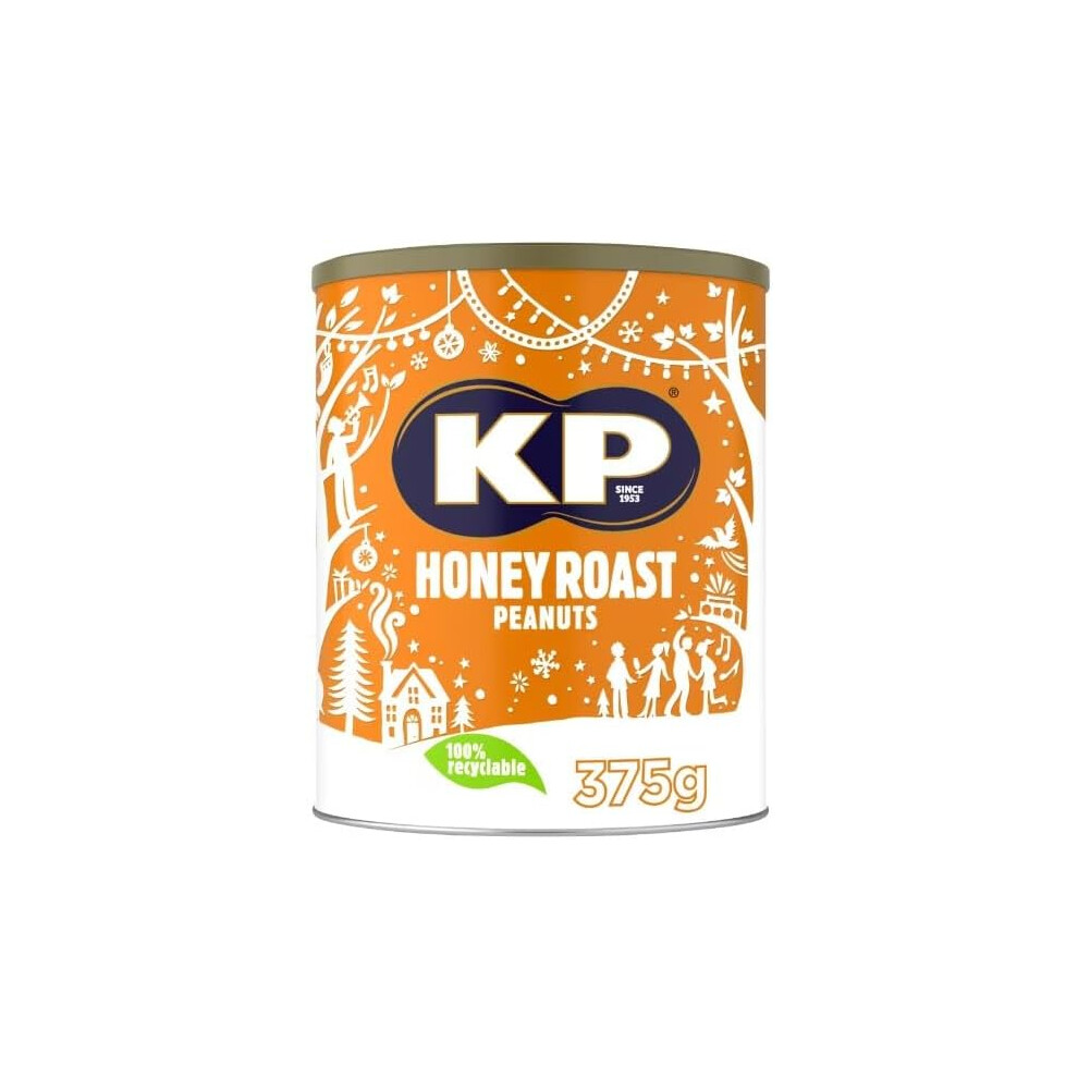 (Pack Of 4) KP Honey Roasted Peanuts 375G