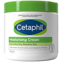 Cetaphil Body Moisturiser, 450g, Moisturising Cream For Dry to Very Dry, Sensitive Skin, With Niacinamide & Vitamin E