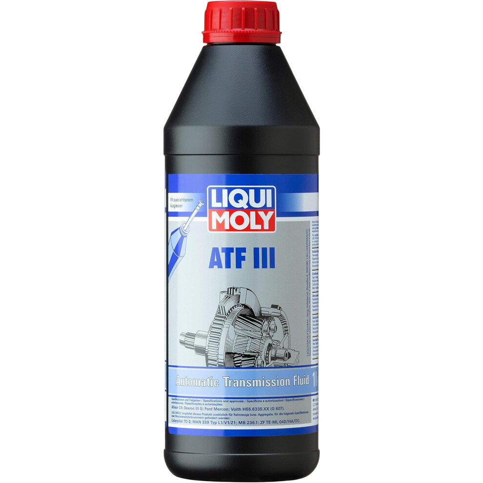 LIQUI MOLY ATF III | 1 L | Gear oil | Hydraulic oil