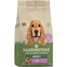 Harringtons Lamb & Rice Complete Dry Dog Food for Adults - 1.7kg, All Natural Ingredients