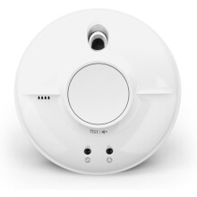 FireAngel Mains Smoke Alarm - SW1-R Mains Powered Optical Smoke Detector with Backup Battery - Wired, Interlinked Smoke Alarms for Home