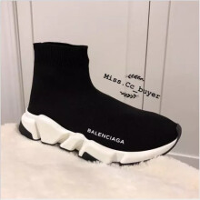 (letter logo black white, EUR40) Women Designer Style Knit Speed Sock Runner Shoes Men Trainers Full Size
