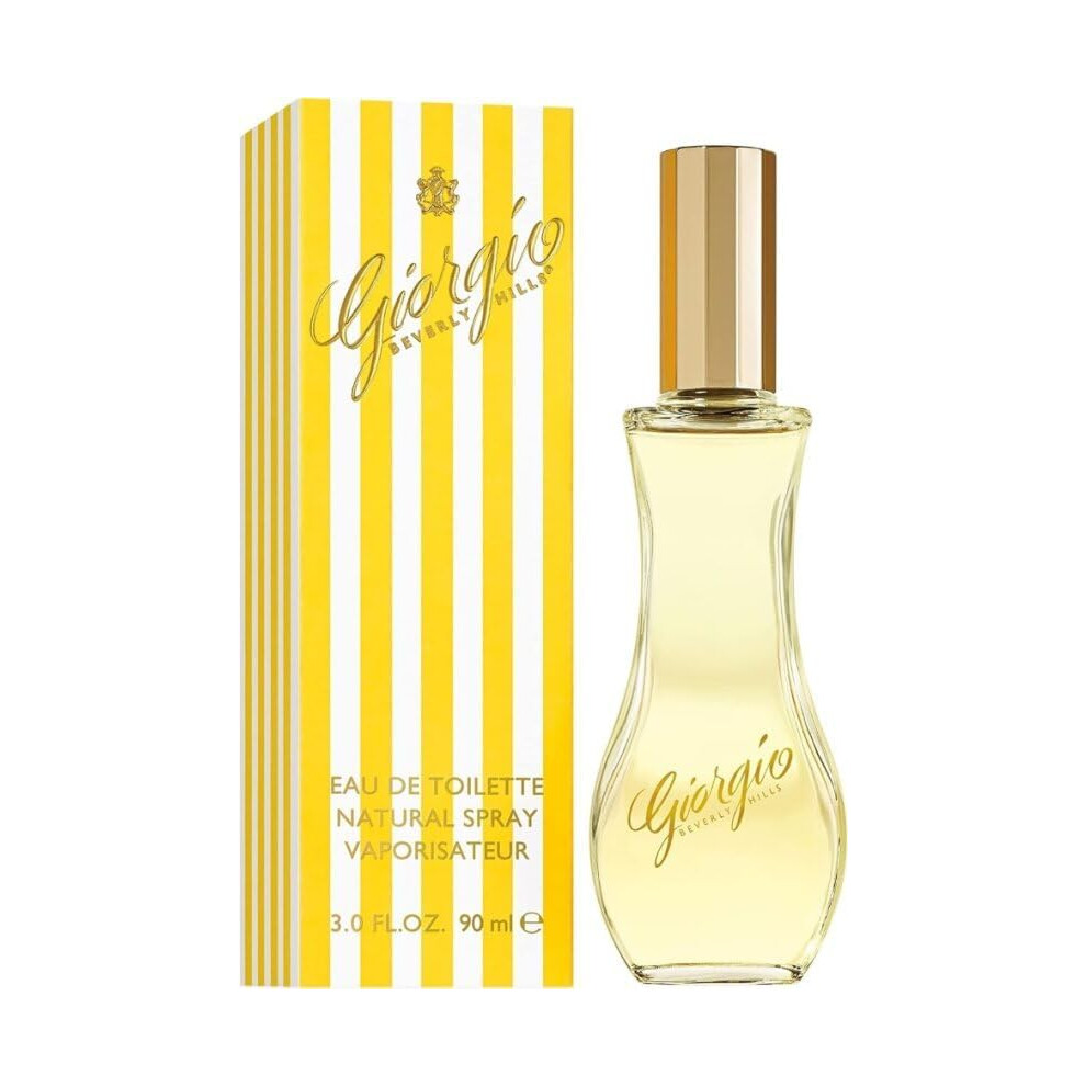 Giorgio Beverly Hills Eau de Toilette Spray, 90ml, Floral Oriental Fragrance, Luxury Perfume for Women