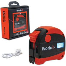 Tape Measure with Laser Rangefinder 5m + 40m - High Precision Measurement, Magnetic End, USB Charging