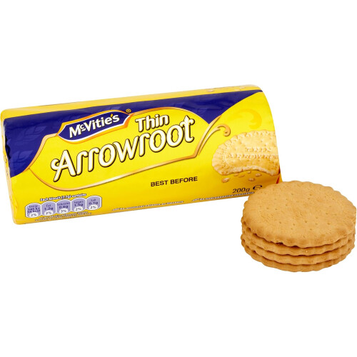 McVities McVitie's Thin Arrowroot Biscuit 200 g (Pack of 12) 2
