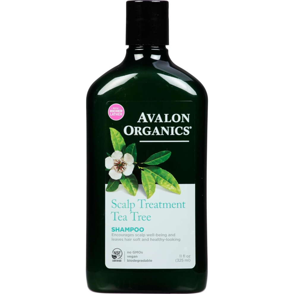 Avalon Organics Store Avalon Tea Tree Scalp Treatment Shampoo 325 Ml