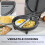Daewoo Daewoo 750W Deep Fill Non-Stick Omelette Maker - Cool Touch Handles - Power On/Ready Indicator Lights 5