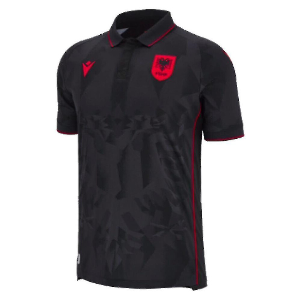 (XL Adults) 2023-2024 Albania Shirt Size: Medium Adults,colour: Black