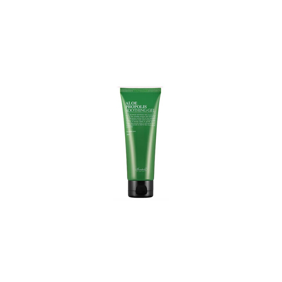 Benton Aloe Propolis Soothing Gel 100Ml - 80% Aloe Leaf Juice, Propolis Extract, Lightweight Hydration, Calms & Balances Oil