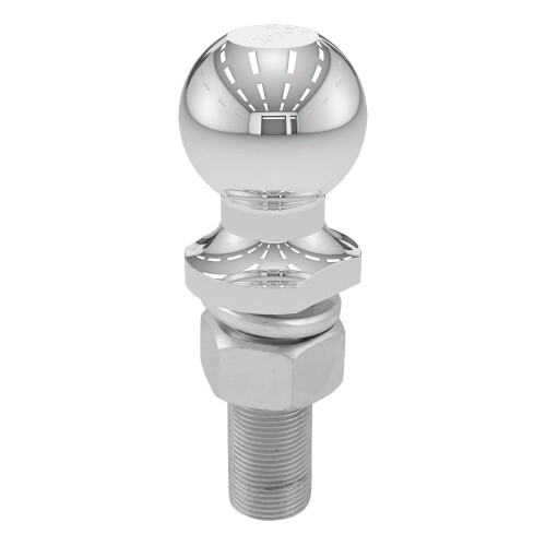 Curt 40020 Trailer Chrome Hitch Ball 6 000 lbs de 2 polegadas de di   metro 1 x 3 polegadas Shank Gray