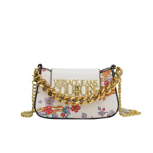 (Four white) one-shoulder cross-body small square bag