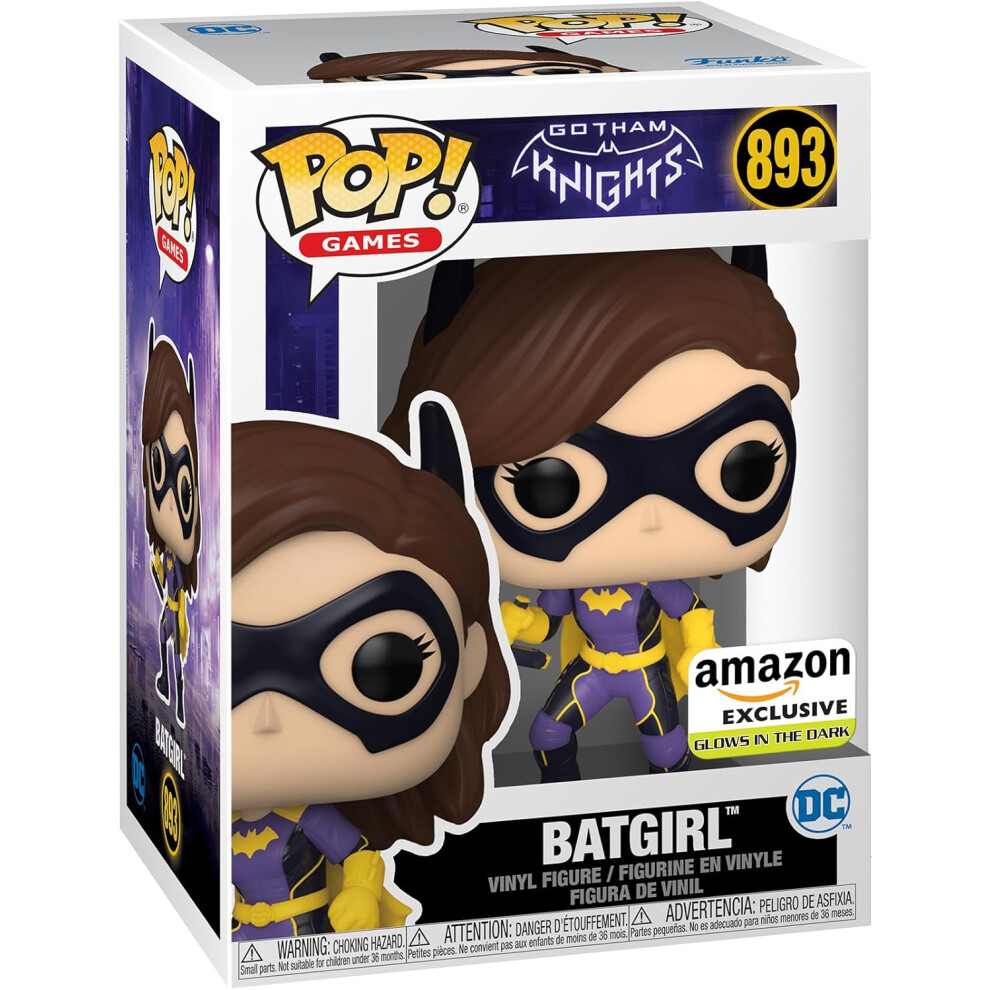 Funko POP! Games: Gotham Knights - Batgirl - (Gwith PU) - Batman - Amazon Exclusive - Collectable Vinyl Figure