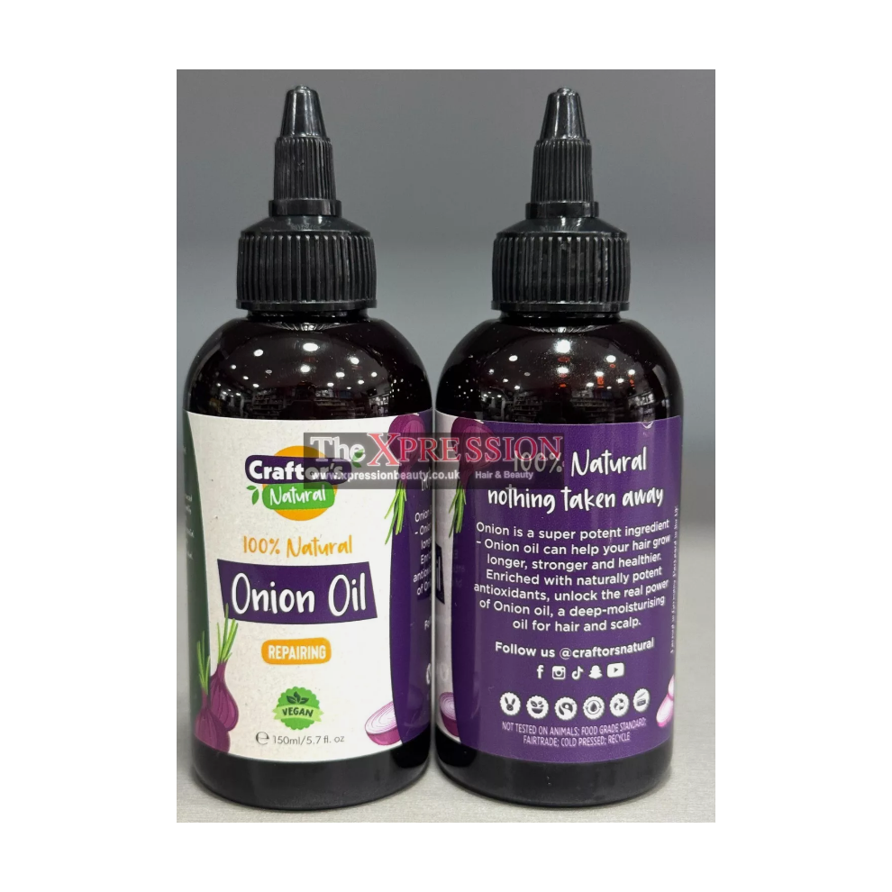 Craftor's 100% Natural Onion Oil Repairing 150 Ml Free Uk Postage
