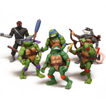 6 Pieces Turtles Action Figures Sets Teenage Toys Gifts for Fans Friends