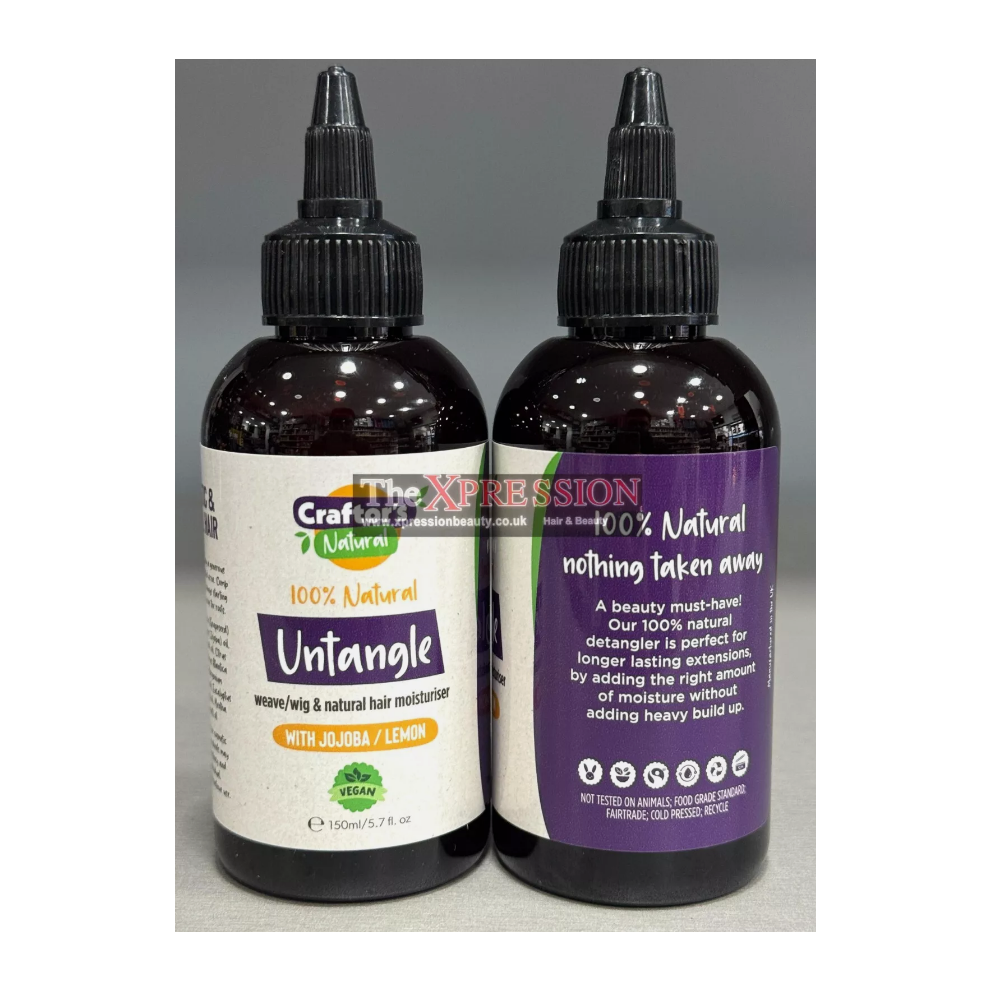 Craftor's Unisex Yellow 100% Natural Untangle With Jojoba/ Lemon 150 Ml