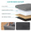 (Dark Grey(30*30*30)) Grey Foldable Ottomans Storage Box 9