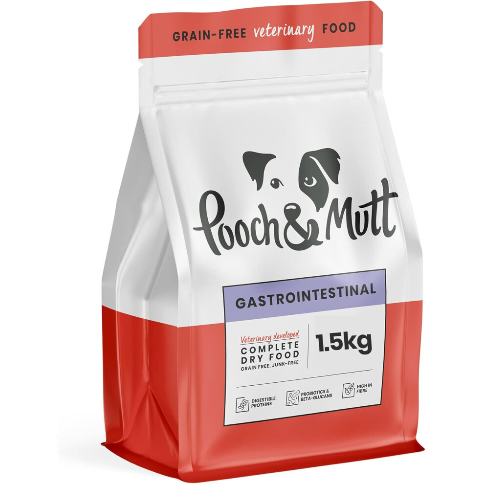 Pooch & Mutt Veterinary Diet Dog Food (Grain Free), Gastrointestinal, 1.5Kg