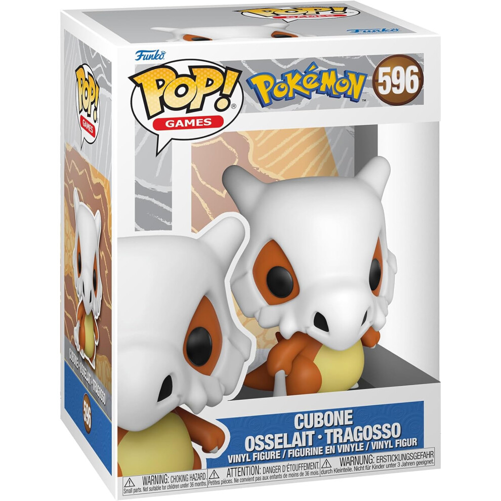 Funko POP! Games: Pokemon - Cubone - Collectable Vinyl Figure - Gift Idea - Official Merchandise - Toys for Kids & Adults - Video Games Fans