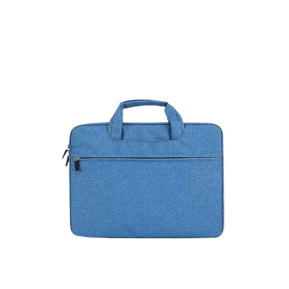 Simple Business Large Capacity Sleeve Bag Document Laptop Bag Waterproof Tote Bag, 15.6 Inch Blue 3247719280584
