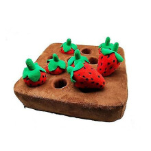 Carrot Farm Dog Toys with 12 Carrots Interactive Dog Toys Dog Chewing Toys Pet Plush Training Toys Puzzle Toys