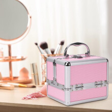 Aluminium Hard Make Up Travel Storage Box Cosmetic Beauty Vanity Case