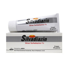 Silvadiazin Silver Sulfadiazine 1% Cream |Provides soothing relief from pain, redness, and inflammation50g