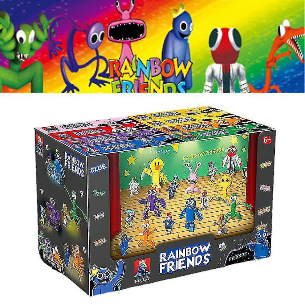 Kids Toys Rainbow Friends Building Blocks Figure Assemble Model Bricks Toys Gifts