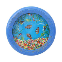 Ocean Wave Bead Drum, Gentle Sea Sound Musical Teaching Learning Preschool Educational Toy Baby Tambourine