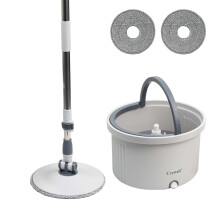 (Design - 1) Self-Cleaning 360-Degree Rotate Spin Microfiber Mop and Bucket Set Washing Dry
