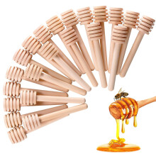 24pcs Honey Dipper Sticks, 3 Inch Mini Wooden Honeycomb Stick, Small Honey Spoons Stirrer Stick