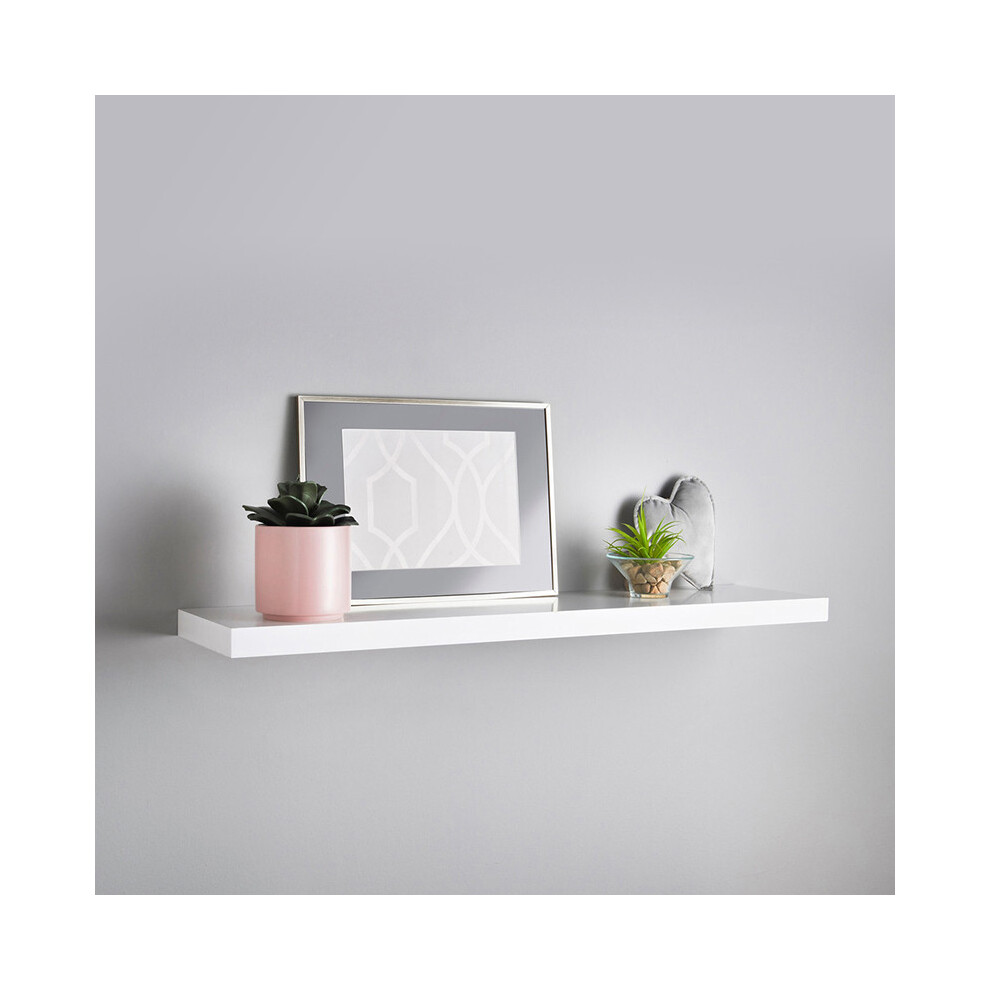 100Cm Floating Wall Shelf Display Storage Wall Mount Living Room 5060538975909