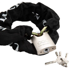 Heavy Duty Motorbike Cycle Chain Lock Padlock for Motorcycle Bike Bicycle Door Gate Fence Safety & Security Accessories