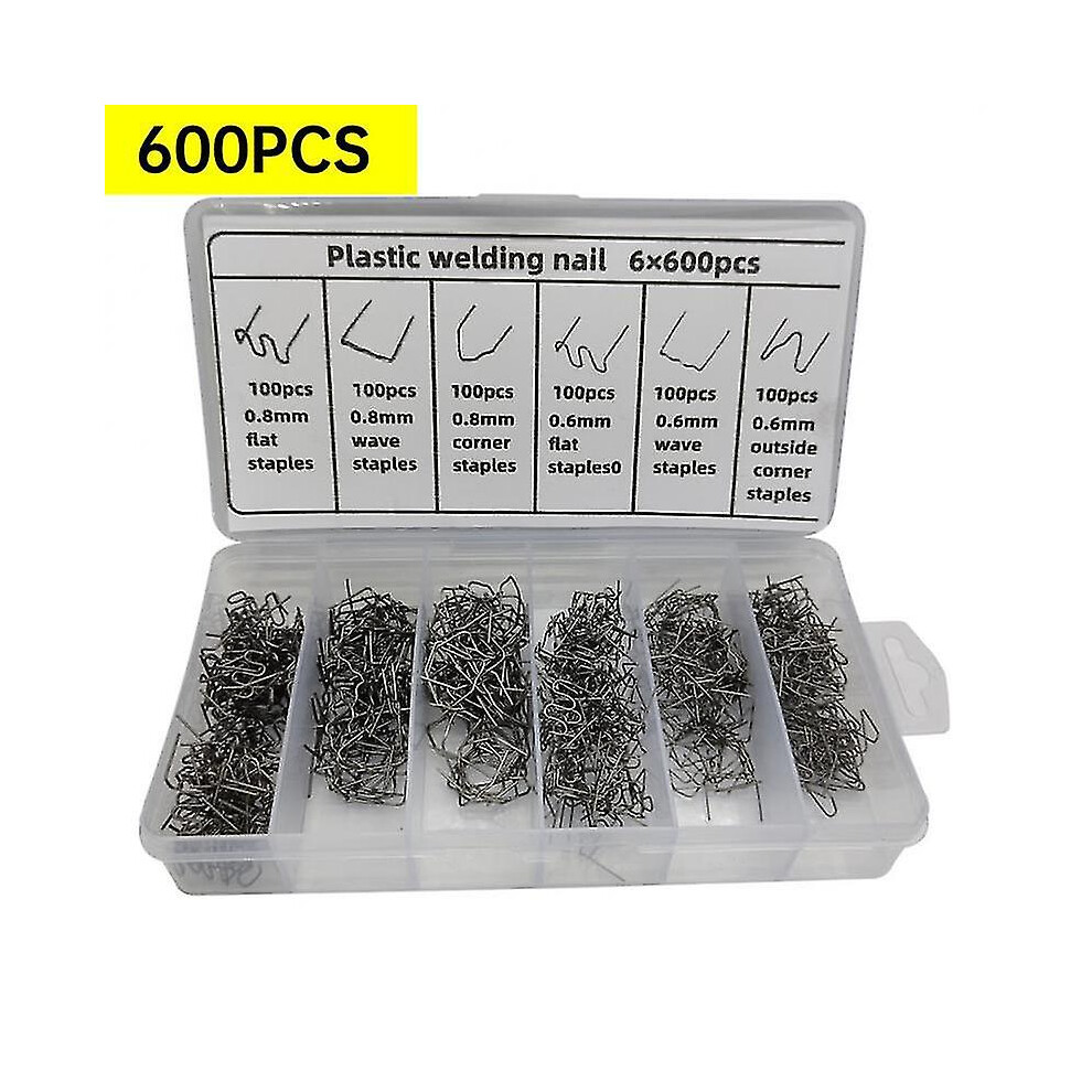 (600Pcs With Box) 600/1200/3000Pcs Hot Stapler Staples For Plastic Welder Repair Hot Welding 8795863099798