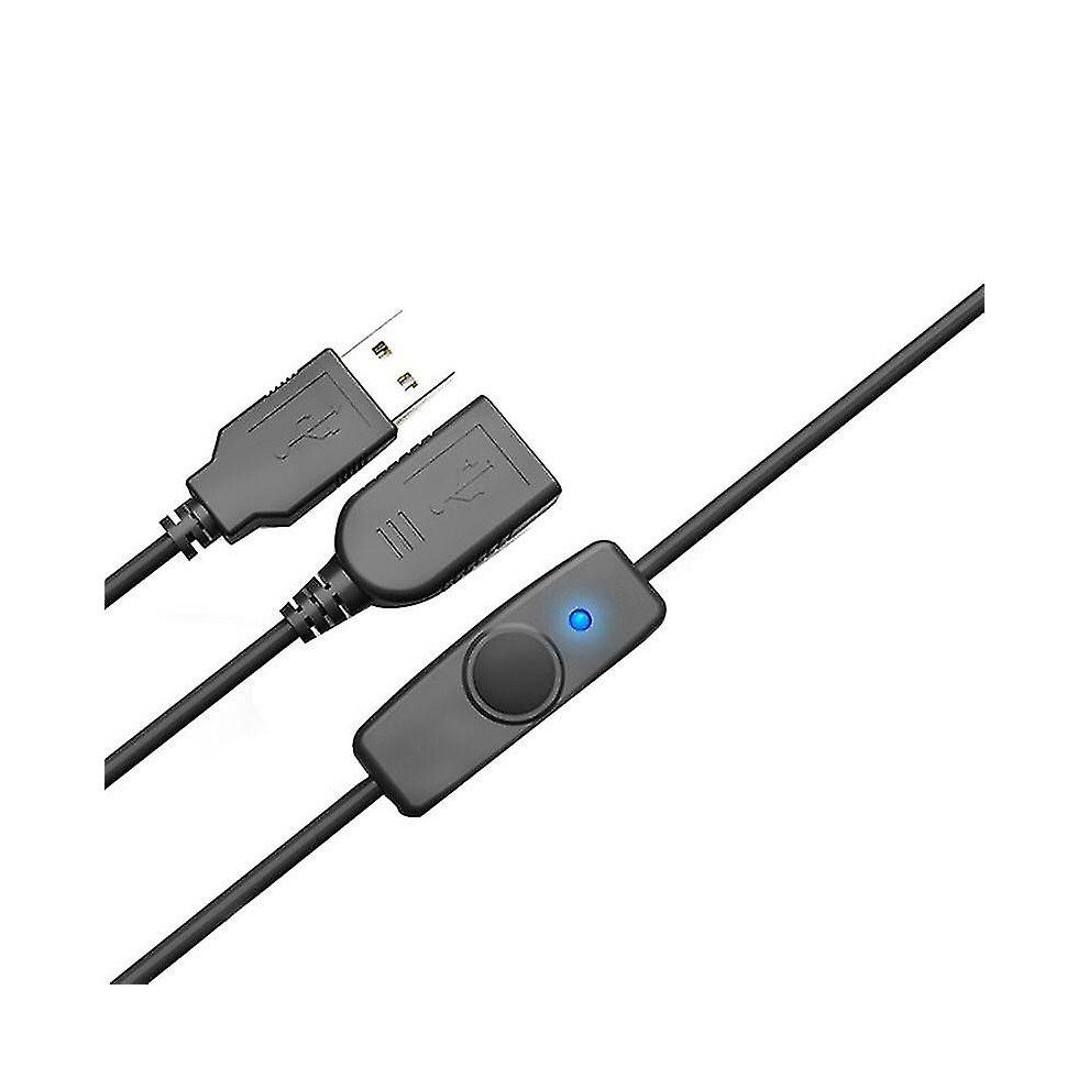 Data Sync Usb 2.0 Extender Cord Usb Extension Cable With On Off Switch Led Indicator For Pc Laptop 3247719281758