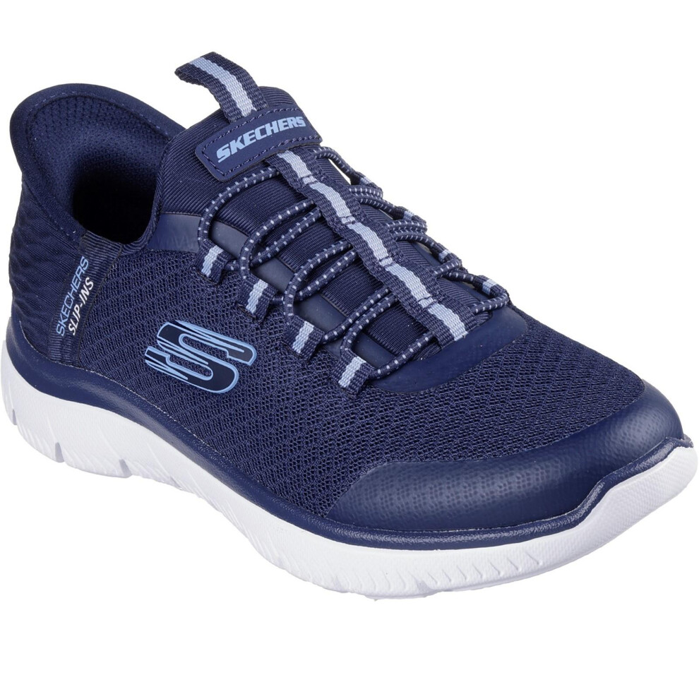 (4 UK, Navy) Skechers Childrens/Kids Summits Trainers