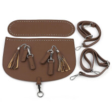 Pu Leather Diy Strap Bag Bottoms Satchel Making Kit Accessories Birthday Gift