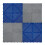 Piastrelle ventilate grigie e blu 3,2m x 6m per garage e officine, antiscivolo. 1