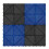 Piastrelle ventilate Blu e Nero 3,2m x 6m per garage e officine, antiscivolo. 1