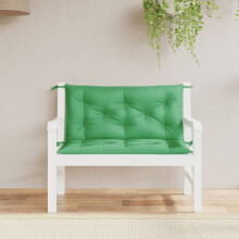 Vidaxl Garden Bench Puder 2 stk Green 39.4x19.7x2.8 Oxford -stof